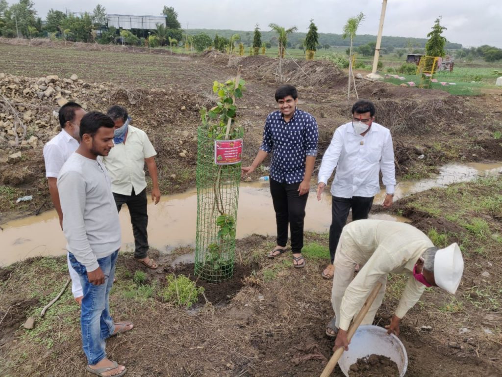 बहीण-भावाची आदर्शवादी कृती; वाढदिवसाच्या निमित्ताने दोनशे झाडांचे वृक्षारोपण. 