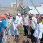 वृक्षदायी प्रतिष्ठान व देहुगाव नगरपंचायत आणि मराठवाडा जनविकास संघ तर्फे गुढीपाडव्यानिमित्त कडुनिंबाचे रोपण .