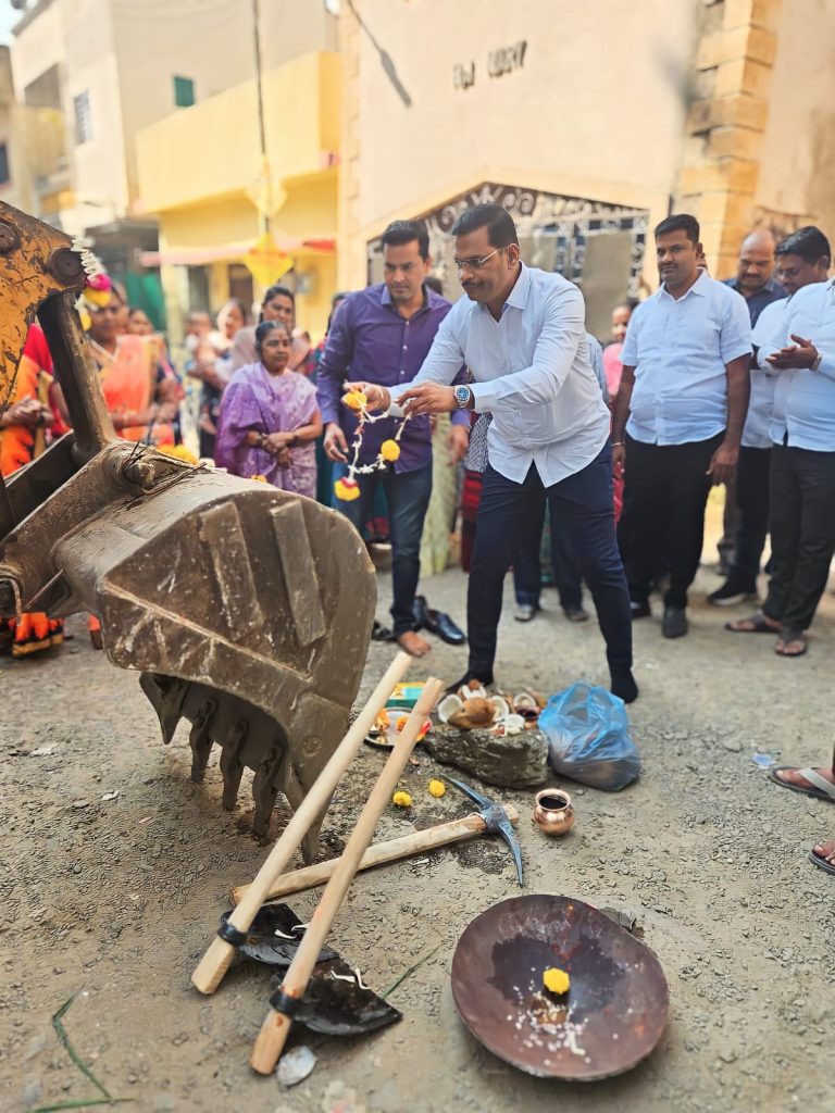 पिंपळे गुरवमधील रस्त्यांच्या काँक्रिटीकरणाला ‘गती’ – भाजपा शहराध्यक्ष शंकर जगताप यांच्याहस्ते भूमिपूजन