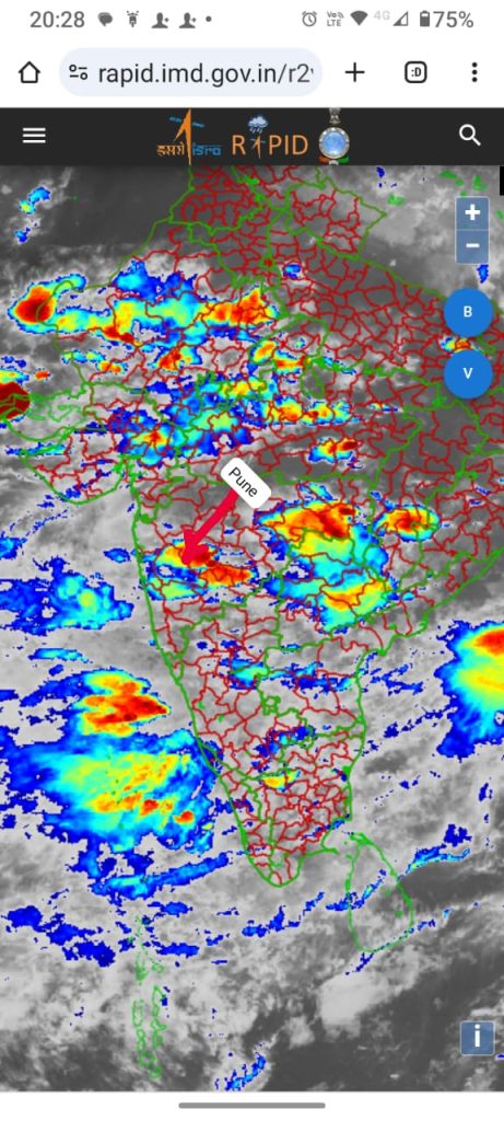 सातारा व पुणे जिल्ह्याला मंगळवारी रेड अलर्ट